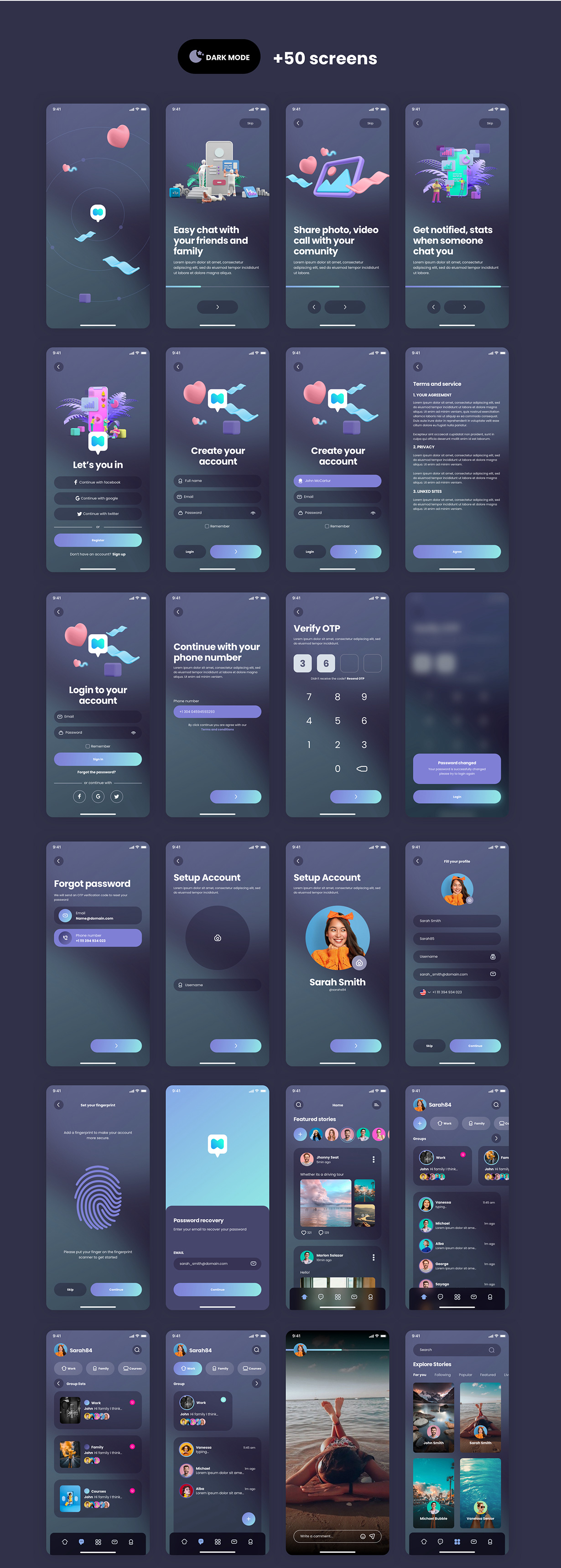 Migos - iOS Social App UI Kit - 4